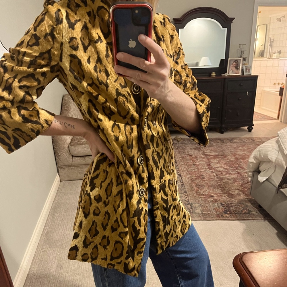 Beth Bowley fur jacket.